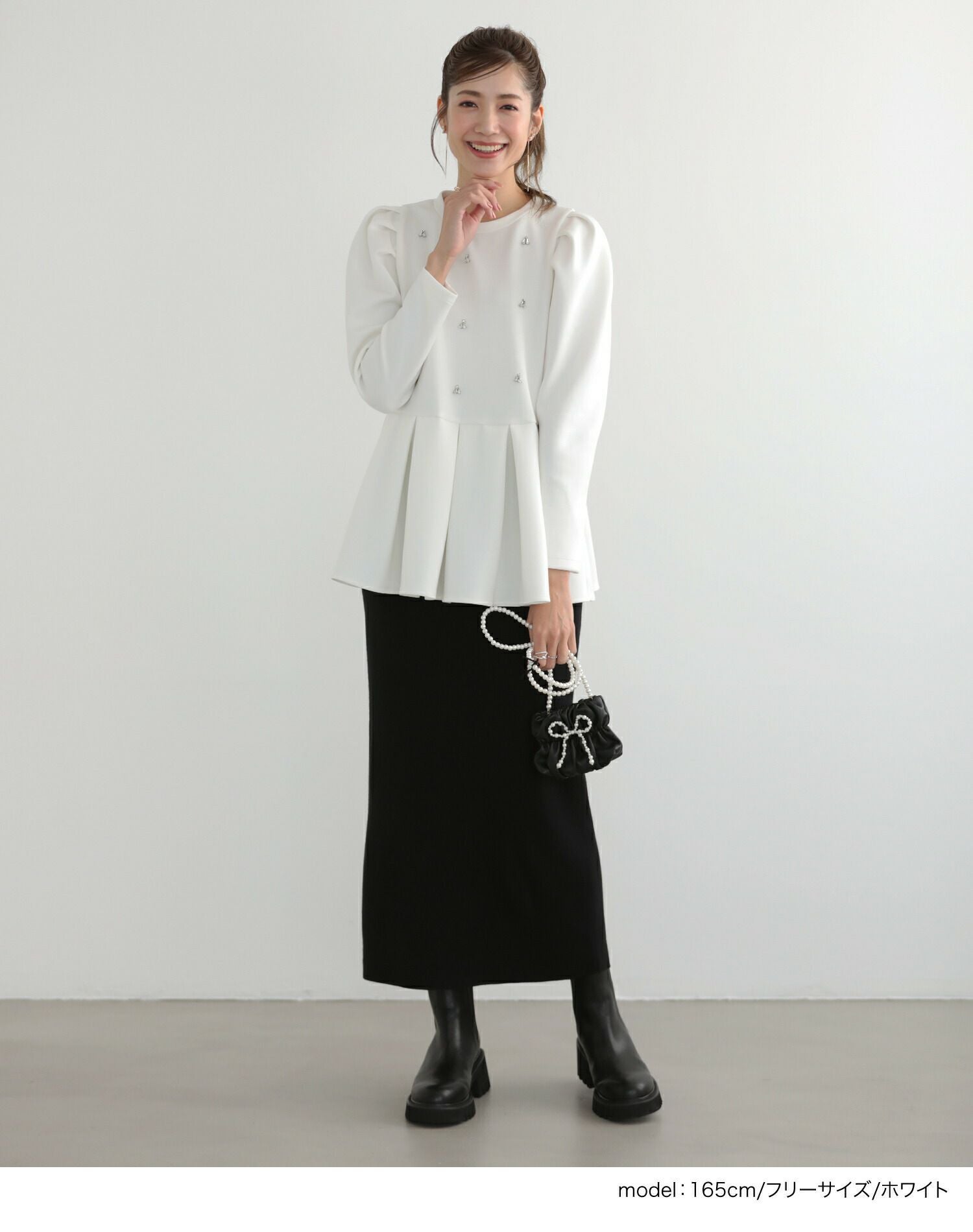 【美品】ヌキテパ トゥモローランド ブラウス パフスリーブ ビジュー ペプラム 000000000036-04.jpg?size=l&w=