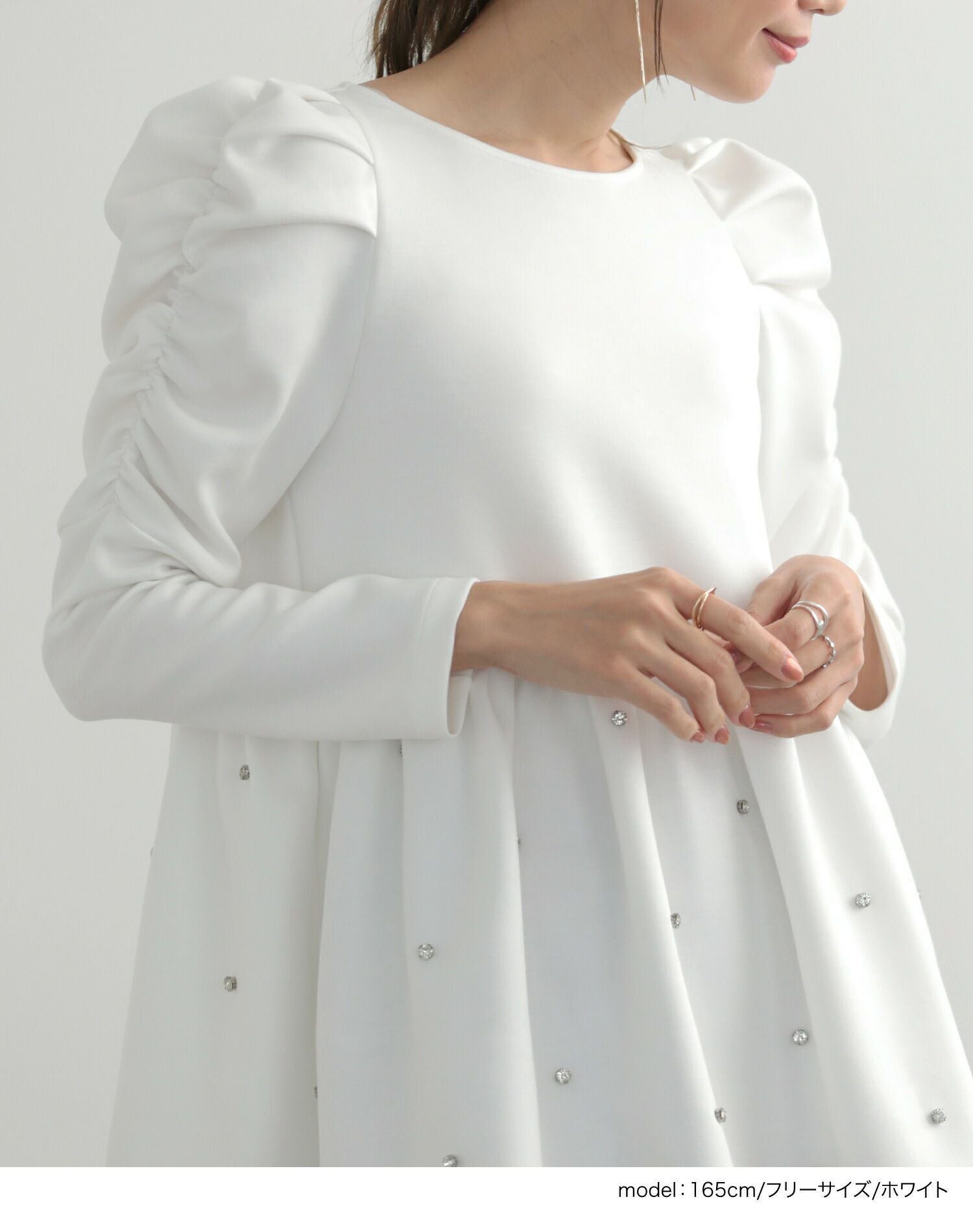 【美品】ヌキテパ トゥモローランド ブラウス パフスリーブ ビジュー ペプラム 000000000037-04.jpg?size=l&w=