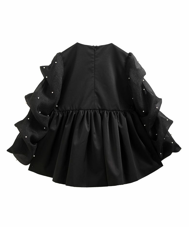 j&amp;mdavidson トップス 袖フレア 黒 トップス｜J&M DAVIDSON｜ジェイアンドエムデヴィッドソン公式