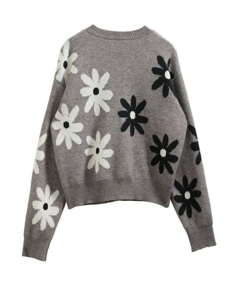 マメ mame 花柄 オーバーサイズニット mame【マメ】正規取り扱い店、通販可能 ON LINE SHOP - CLARK -