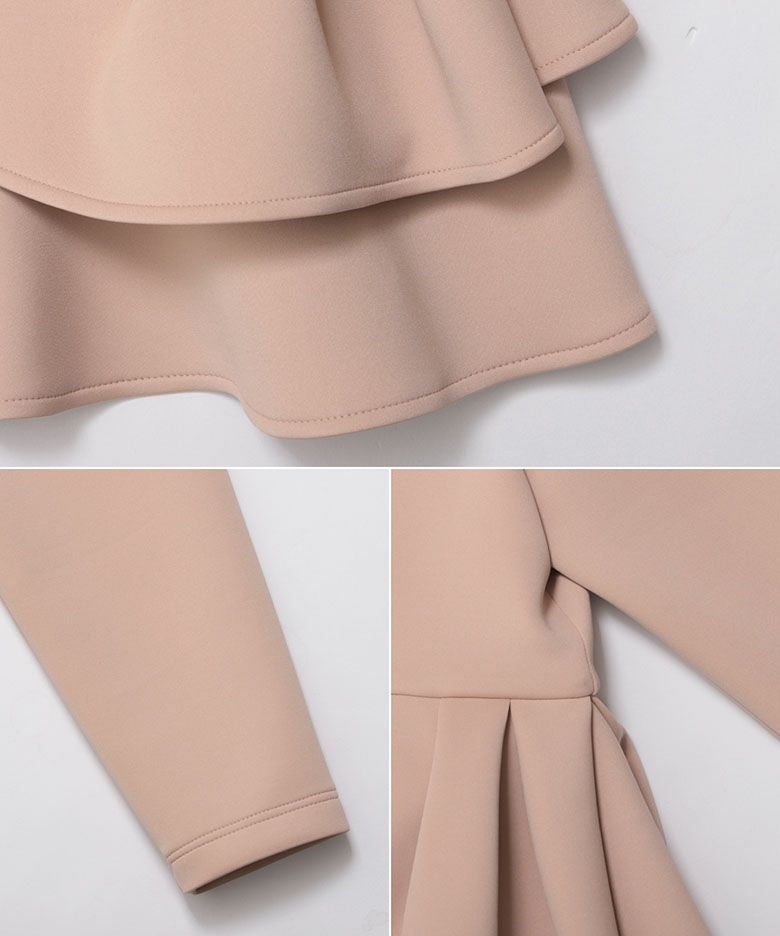 ★完売品★maaさんコラボ タックフレアトップス トップス レディース ピンク maaさんコラボ タックフレアトップス トップス レディース 秋【m857